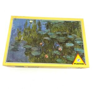 Piatnik Claude Monet Water Lilies 1000 Piece Jigsaw Puzzle Austria 5398 COMPLETE